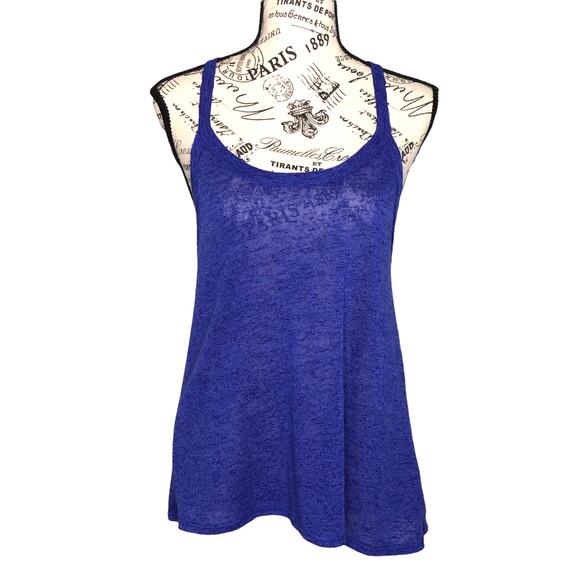 Jolie SMALL Semi-Sheer Racerback Knit Tank - Stitch Fix Sleeveless Top - Picture 1 of 6